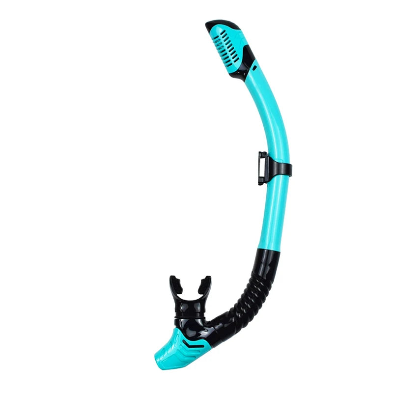 Fully Dry Diving Snorkel Equipment Adults Silicone Breathing Apparatus Swimming Waterproof Snorkel Anti-Wave Breathing Tube