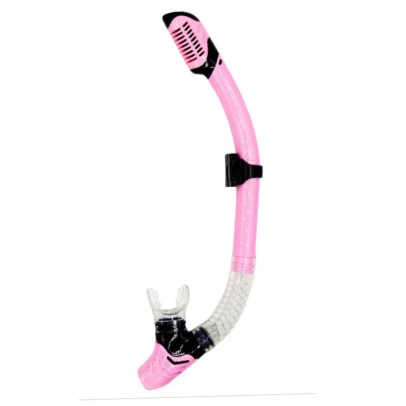 Fully Dry Diving Snorkel Equipment Adults Silicone Breathing Apparatus Swimming Waterproof Snorkel Anti-Wave Breathing Tube