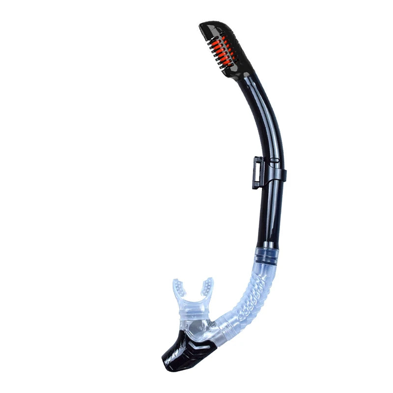 Fully Dry Diving Snorkel Equipment Adults Silicone Breathing Apparatus Swimming Waterproof Snorkel Anti-Wave Breathing Tube