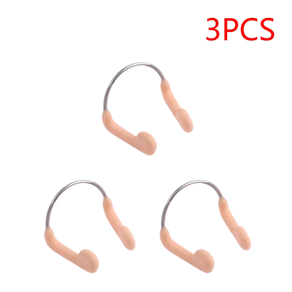 1-10PCS Soft Silicone Swimming Nose Clips anti Choking Diving Surfing Nose Plugs Wire Nose Clip Underwater Nose Protection