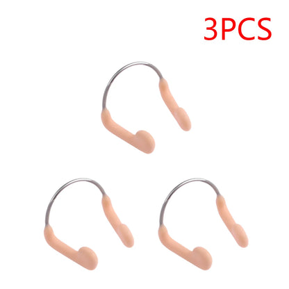 1-10PCS Soft Silicone Swimming Nose Clips anti Choking Diving Surfing Nose Plugs Wire Nose Clip Underwater Nose Protection